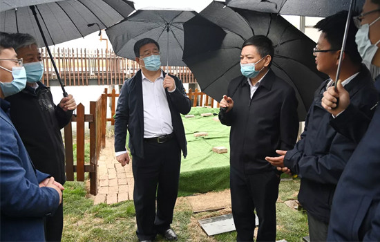 生态环境部部长黄润秋调研雄安新区白洋淀生态环境治理工作